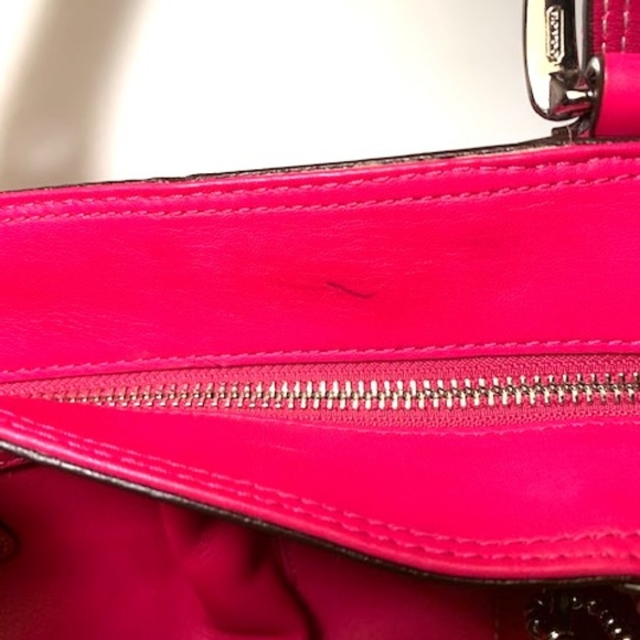 Coach Soho pleated zip satchel pink - Picture 8 of 8